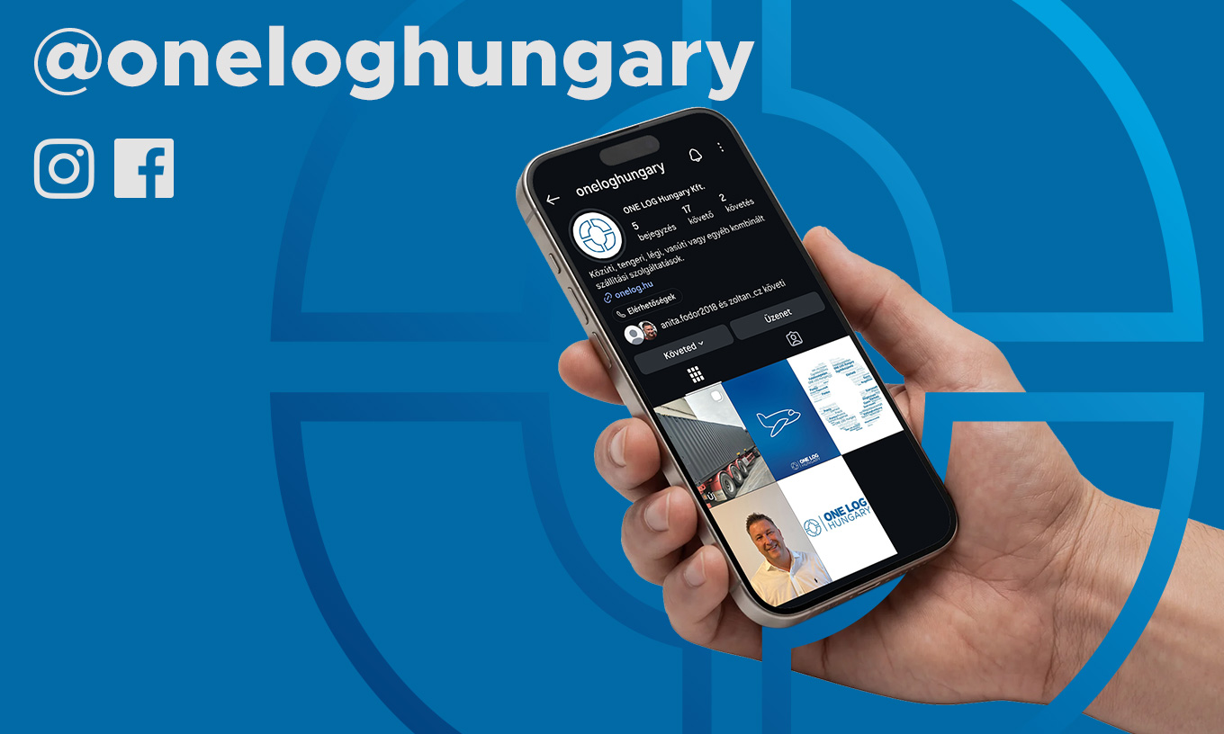 Lépjen be velünk a szállítmányozás kulisszái mögé – már a Facebookon és az Instagramon is megtalál minket!